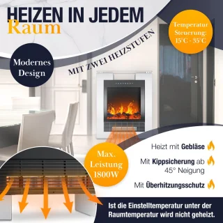 KESSER® Elektrische Sfeerhaard