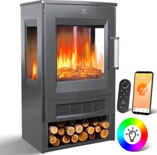 KESSER® Elektrische Sfeerhaard - Antraciet review
