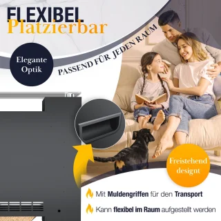 KESSER® Elektrische Sfeerhaard