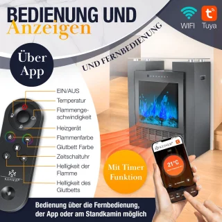 KESSER® Elektrische Sfeerhaard