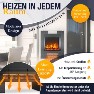 KESSER® Elektrische Sfeerhaard