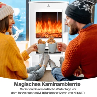 KESSER® Sfeerhaard Elektrische Haard Wit