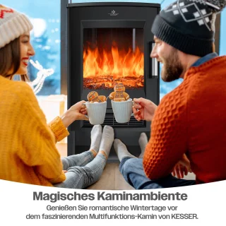 KESSER® Sfeerhaard Elektrische Haard - Zwart