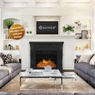 KESSER® Villa Zwart Elektrische Sfeerhaard
