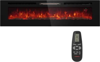 Klarstein Deco Elektrische Haard 1800W Zwart