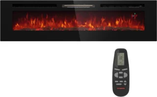 Klarstein Deco Elektrische Haard 1800W Zwart