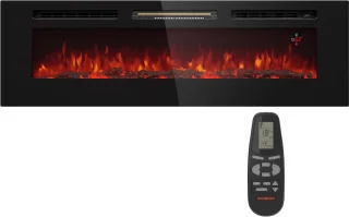 Klarstein Deco Elektrische Haard 1800W Zwart