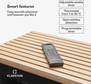 Klarstein Elektrische Wandhaard