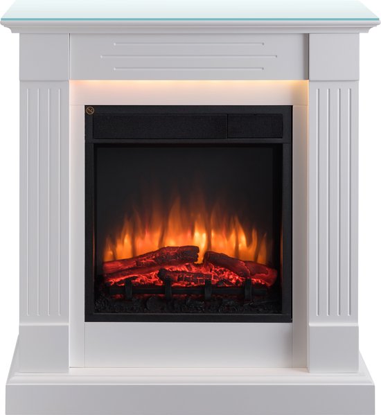 Ladina Elektrische Sfeerhaard Wit 85 cm