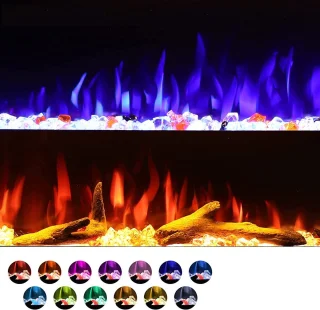 Laveno 182 elektrische 3-zijdige glazen sfeerhaard