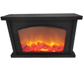 LED Open Haard Lantaarn - Tafel- en Wandlamp