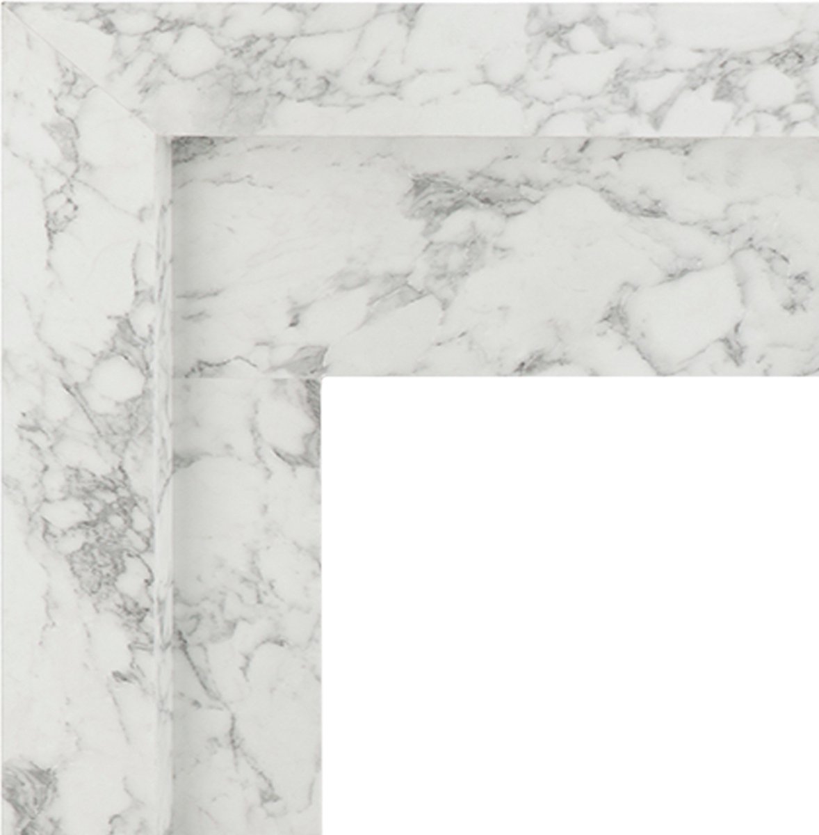 Livn Bregenz schouwombouw 80x100x30 cm marmer look