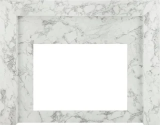 Livn Bregenz schouwombouw 80x100x30 cm marmer look