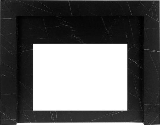Livn Schouwombouw Bregenz Zwart Marmer Look 80x100x30 cm