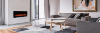 LumberQ Kayo elektrische in-wand sfeerhaard 150x46x12,5 cm