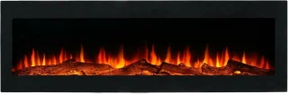 LumberQ Nova elektrische inbouw sfeerhaard 105x35x12,5 cm