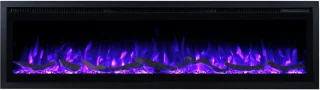 Lumea Fires Avero 152 cm Elektrische inbouwhaard - Zwart