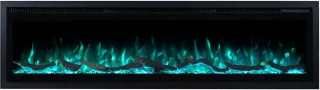 Lumea Fires Avero 152 cm Elektrische inbouwhaard - Zwart