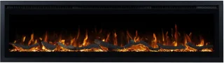 Lumea Fires Avero 152 cm Elektrische inbouwhaard - Zwart