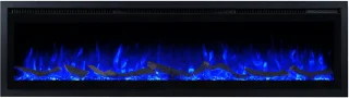 Lumea Fires Avero 182 cm elektrische inbouwhaard zwart