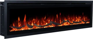 Lumea Fires Avero 182 cm elektrische inbouwhaard zwart