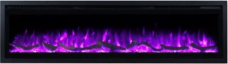 Lumea Fires Avero 182 cm elektrische inbouwhaard zwart