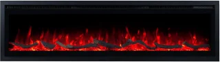 Lumea Fires Avero 182 cm elektrische inbouwhaard zwart