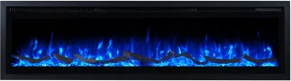 Lumea Fires Avero 182 cm elektrische inbouwhaard zwart
