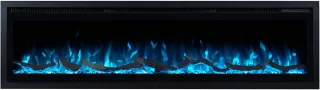 Lumea Fires Avero 42 inch Elektrische inbouwhaard 106 cm Zwart