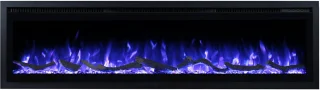 Lumea Fires Avero 42 inch Elektrische inbouwhaard 106 cm Zwart