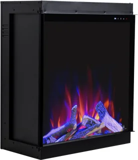 Lumea Fires Sero 29" Elektrische inbouwsfeerhaard Zwart