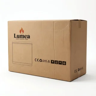 Lumea Fires Sero 29" Elektrische inbouwsfeerhaard Zwart