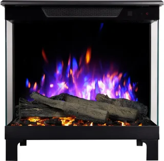 Lumea Fires Spectra 46 cm Vrijstaande elektrische haard Zwart