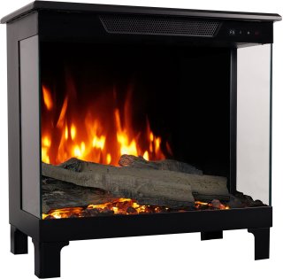 Wat vinden we goed aan de Lumea Fires Spectra 46 cm Vrijstaande elektrische haard Zwart