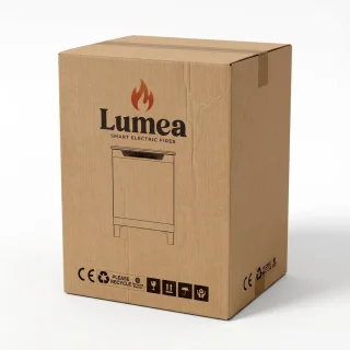 Lumea Fires Spectra 46 cm Vrijstaande elektrische haard Zwart