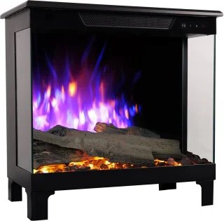 Lumea Fires Spectra 61 cm - Vrijstaande elektrische haard - Zwart