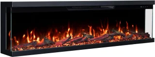 Lumea Fires Trivaro 128 cm Elektrische inbouwhaard