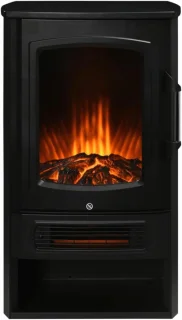 LumiFlame Elite Vrijstaande Elektrische Sfeerhaard – Zwart