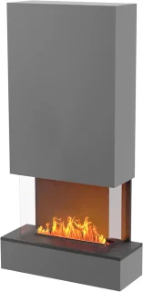 LumiFlame EliteGlow Wandhaard 158x80x40 cm - Grijs
