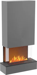 LumiFlame EliteGlow Wandhaard 158x80x40 cm - Grijs