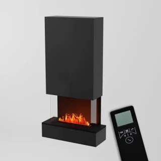 LumiFlame EliteGlow Wandhaard 158x80x40 cm - Grijs