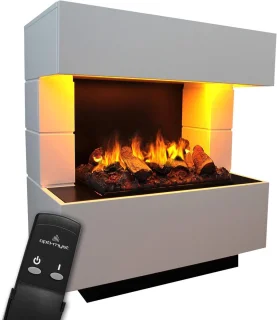 LuminFlame® KLEIST Vrijstaande elektrische haard – Wit