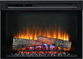 Luxe Elektrische Tafelhaard Met Schouw 60x45x20 cm Zwart