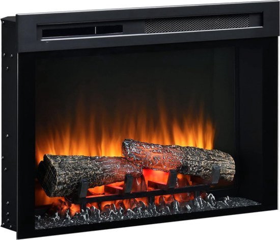 Luxe Elektrische Tafelhaard Met Schouw 60x45x20 cm Zwart