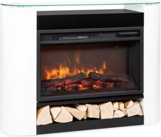 Luxe Elektrische Tafelhaard Wit 96x26x79 cm