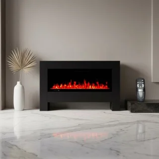 Luxe vrijstaande elektrische sfeerhaard 156 cm - Medahomestore