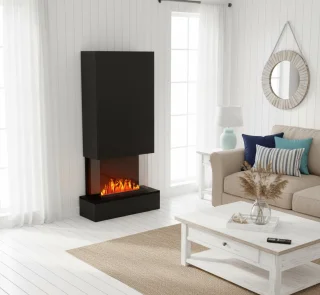 LuxeFlame Aurora 3D Elektrische Waterdamp Wandhaard