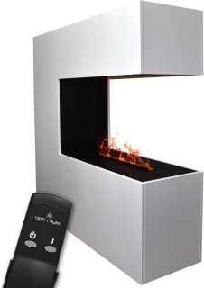 LuxeFlame SCHILLER Vrijstaande elektrische haard wit
