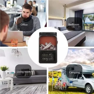 LUXIFLAME Home & Marker Elektrische Tafelhaard met Afstandsbediening
