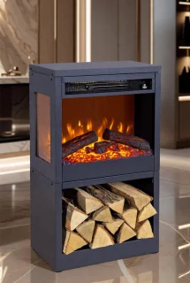Luxora 3D elektrische sfeerhaard, vrijstaand design